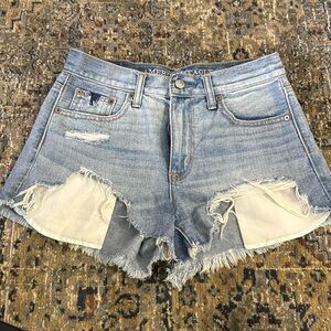 AE American Eagle Jean shorts size 2 Hollister Abercrombie
